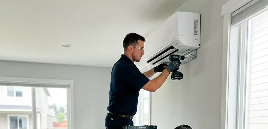 Split System Heating and Cooling Installation in Fort Mill