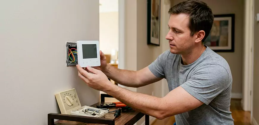 AC Control Panel Replacement in Fort Mill